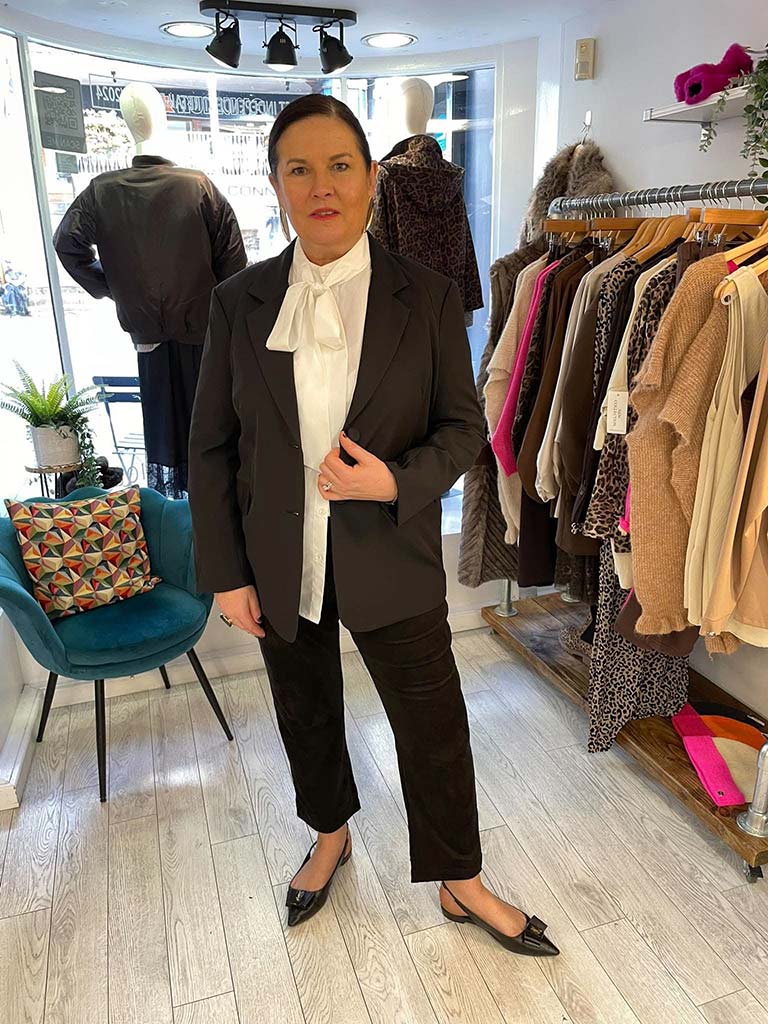 Malissa J Classic Blazer - Black
