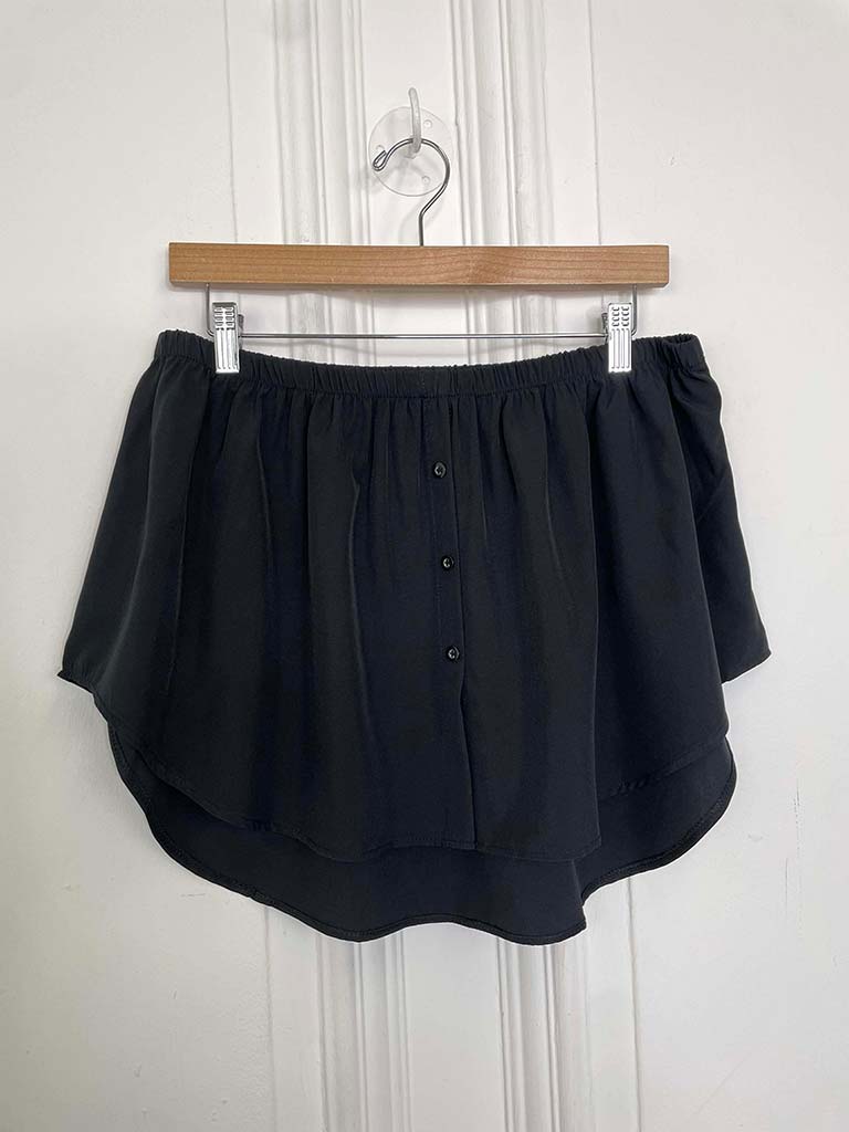 False Shirt Tail - Black