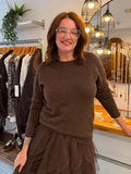 Heart Knit - Chocolate
