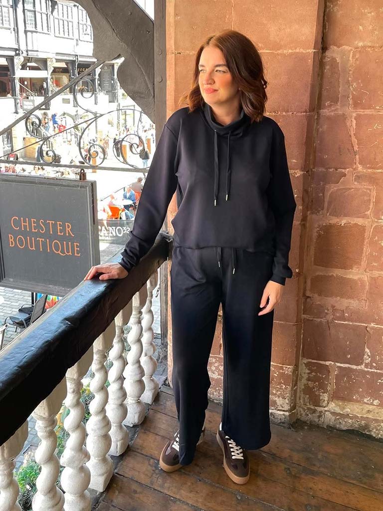 Soya Concept Banu Cowl Sweatshirt - Navy
