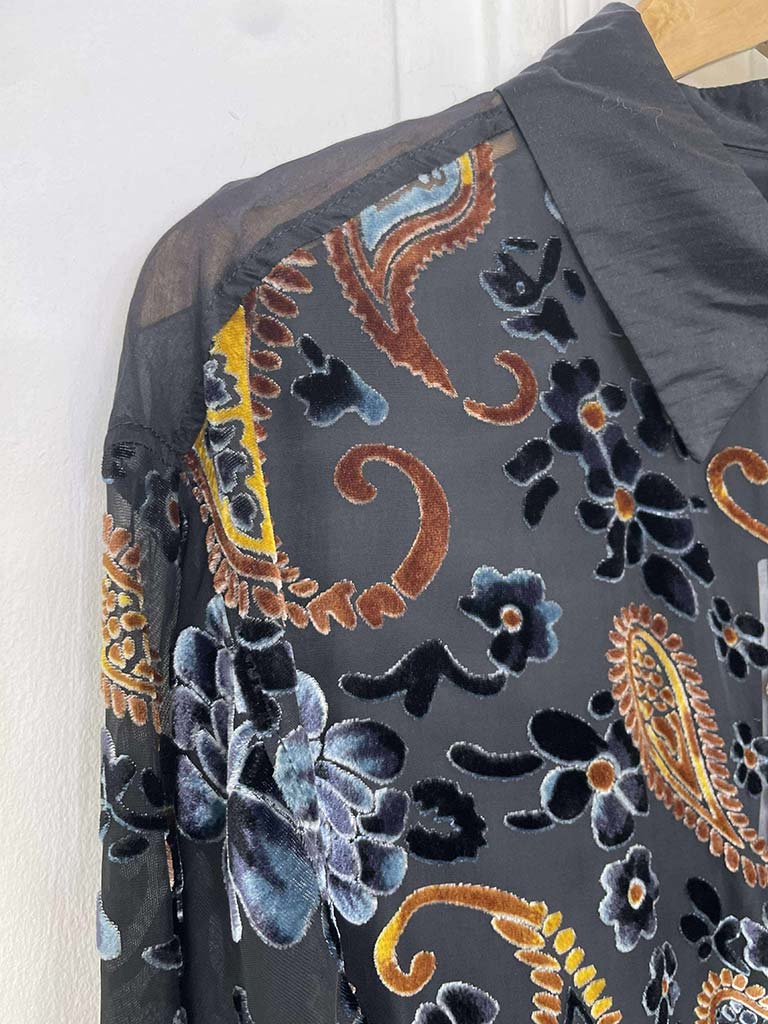 Devoré Paisley Shirt