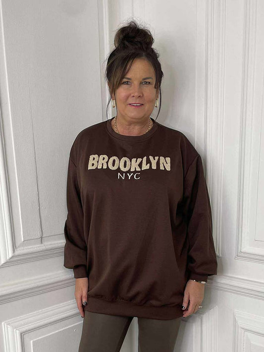 Brooklyn Sweatshirt - Chocolate