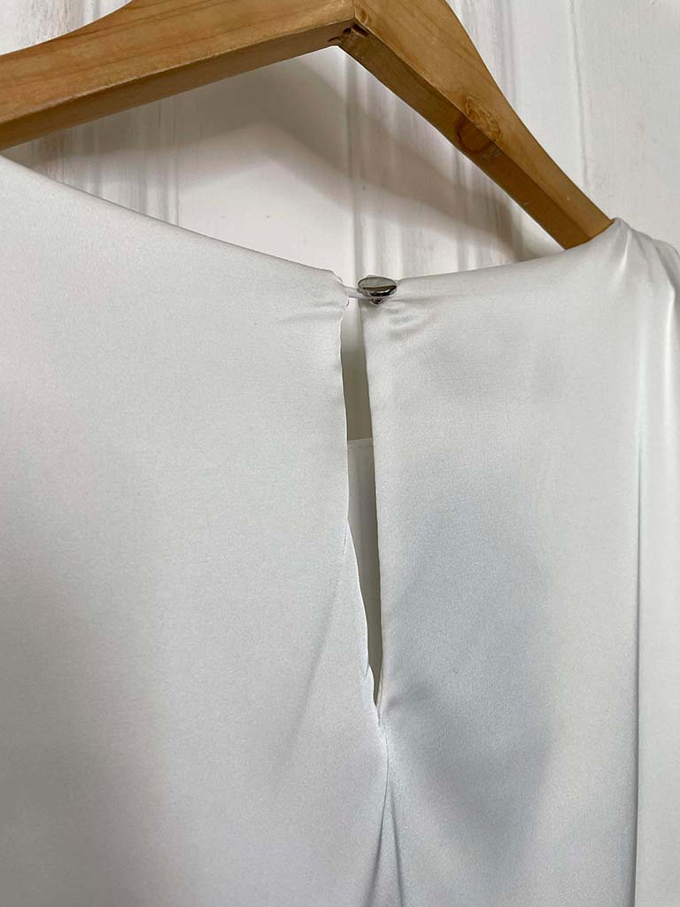 Lace Sleeve Blouse - Warm White