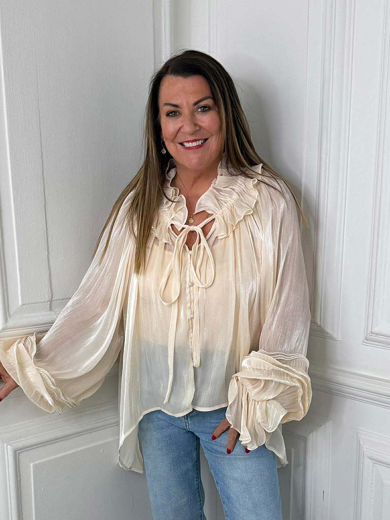 Romantic Frill Blouse