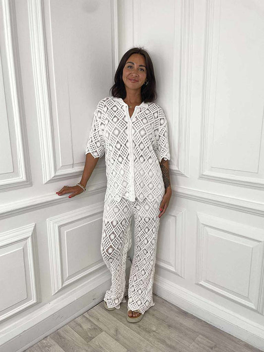 The White Isle Crochet Co-ord