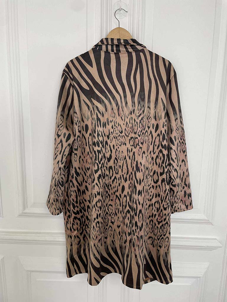 Animal Oversized Boyfriend Jacket