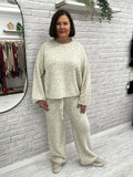 Vero Moda Knit Palazzos - Oatmeal