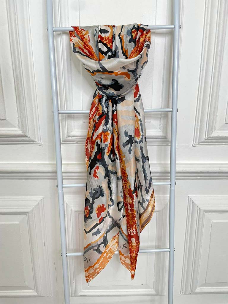 Malissa J Kaleidoscope Scarf - Orange