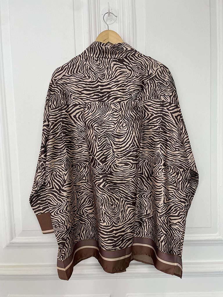 Zebra Silk Feel Shirt