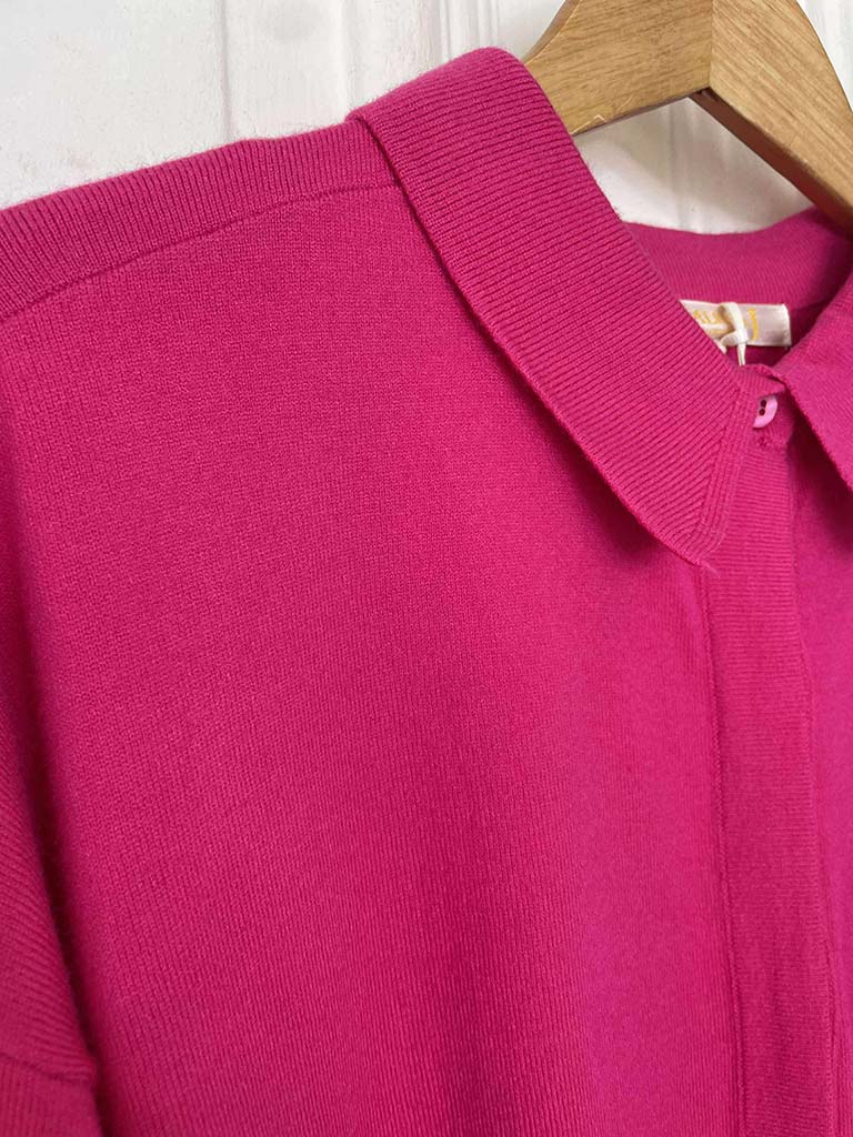 Malissa J Shirt Knit - Hot Pink