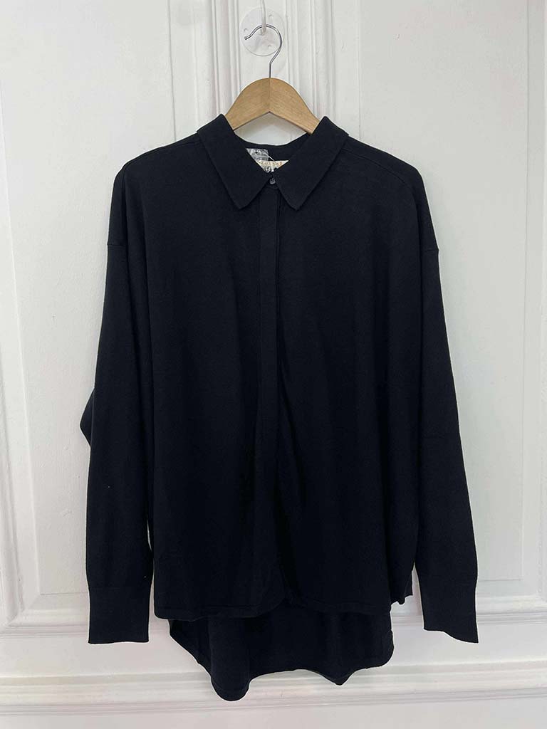 Malissa J Shirt Knit - Black