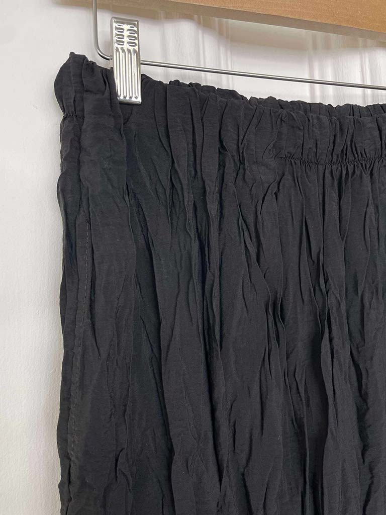 Crinkle Trousers - Black