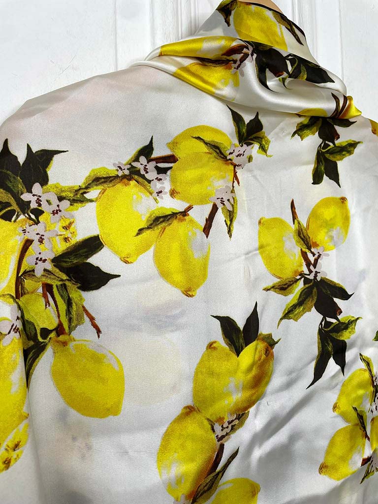 Malissa J Silk Feel Lemon Scarf