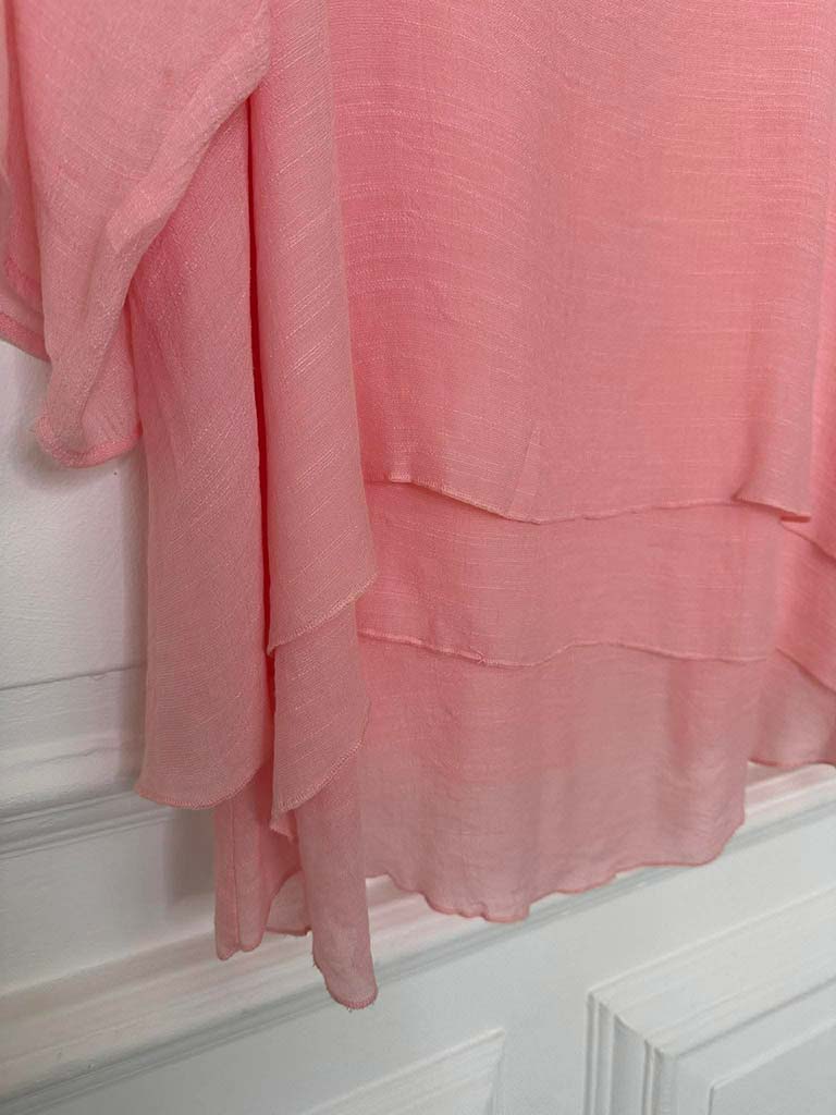 Leggara Layered Top - Flamingo