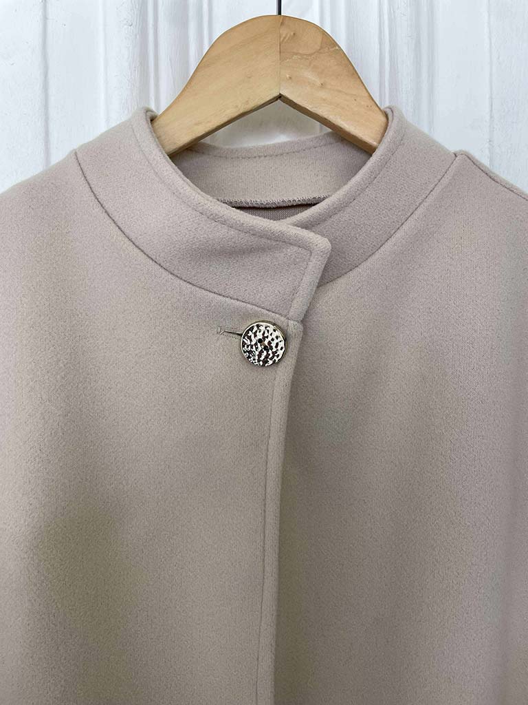 A-Line Overcoat - Ecru