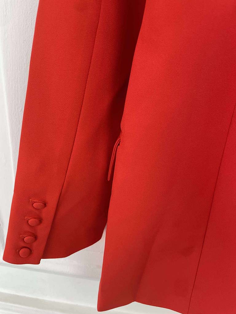 Malissa J Classic Blazer - Blood Orange
