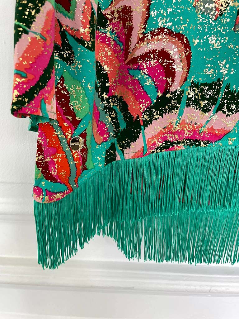 Malissa J Rio Fringed Top - Jade