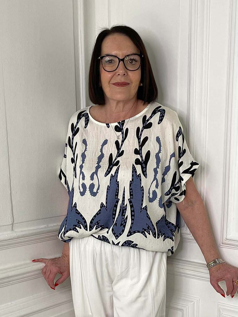 Shadow Reef Top - Denim