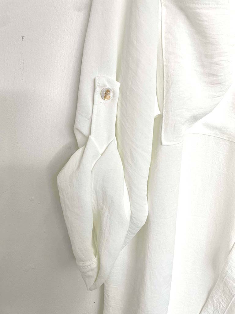 Double Pocket Artist Shirt - White