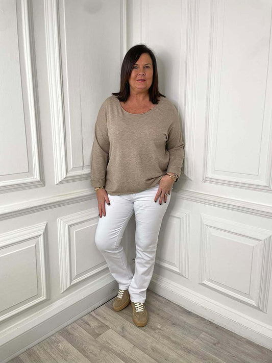 G-Smack Straight Leg Jeans - White