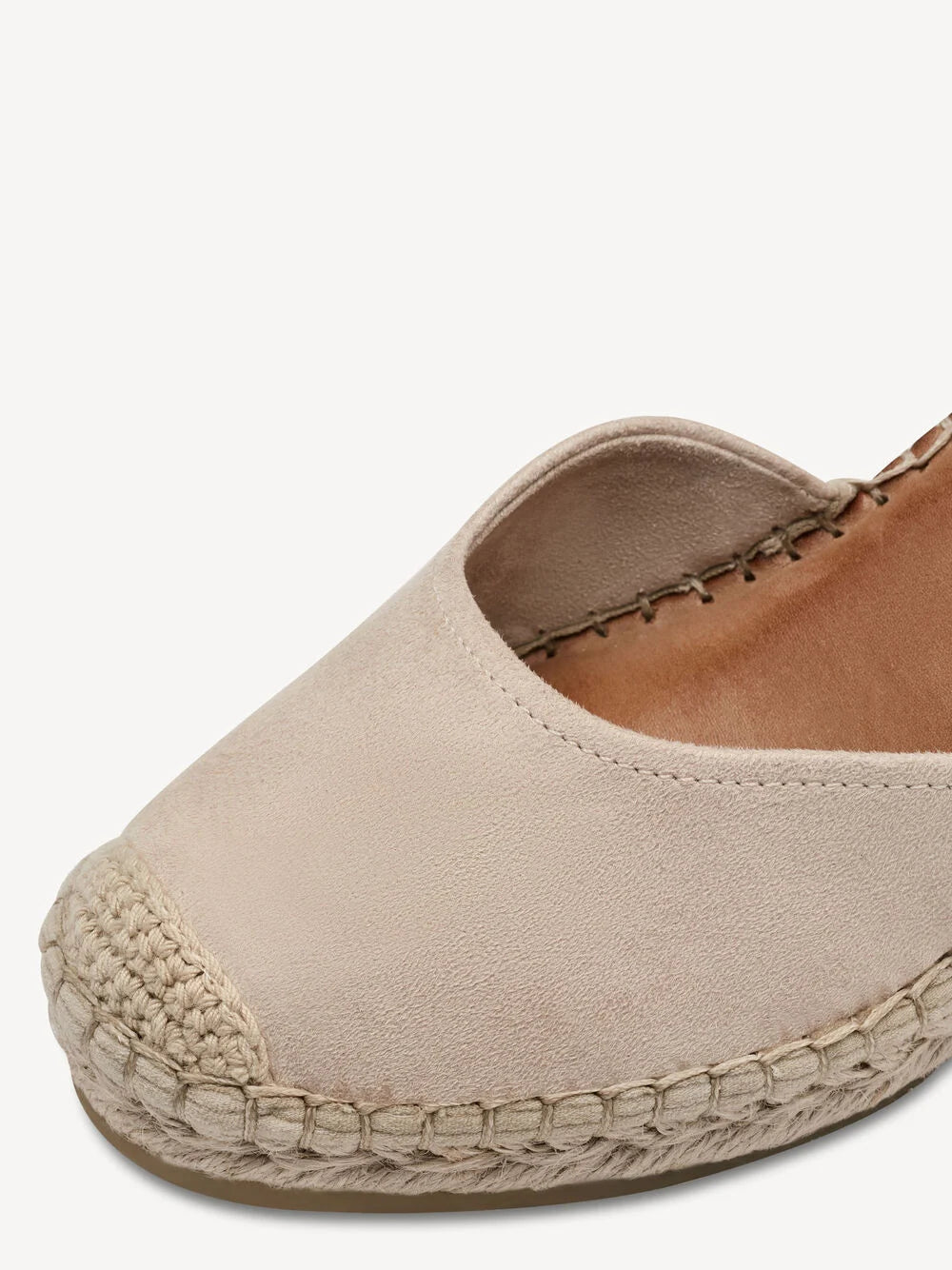 Tamaris Espadrille Wedges - Nude