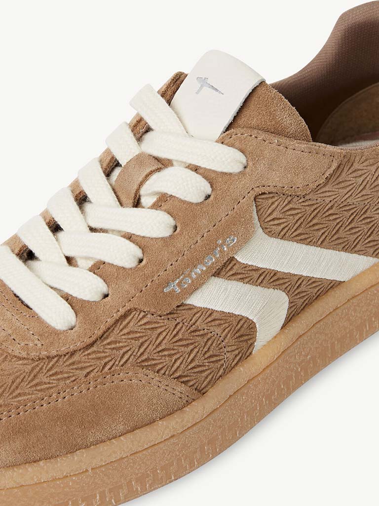 Tamaris Suede Trainers - Mocha