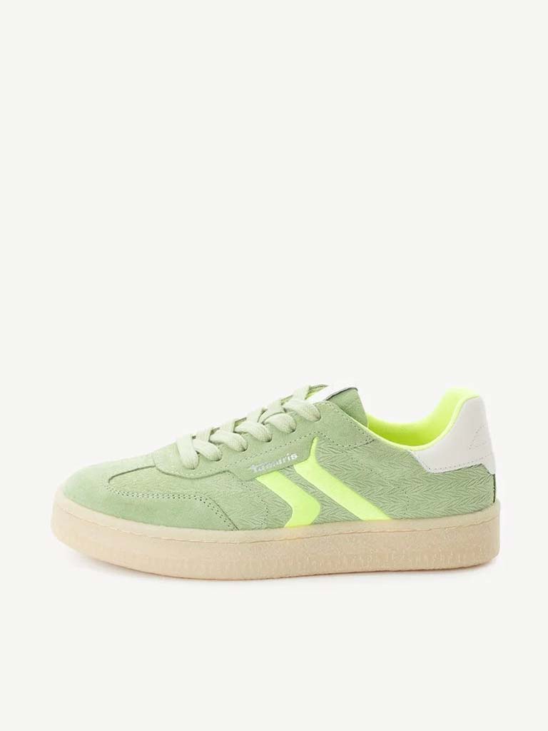 Tamaris Suede Trainers - Mint