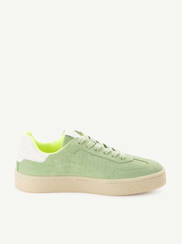 Tamaris Suede Trainers - Mint