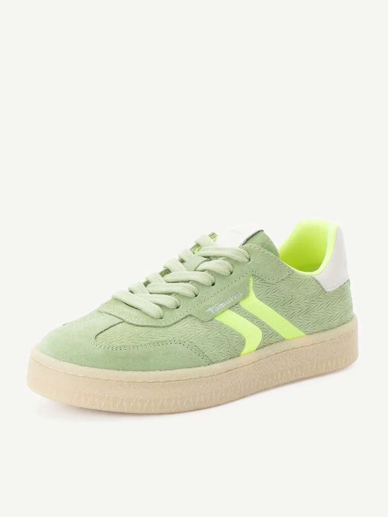 Tamaris Suede Trainers - Mint
