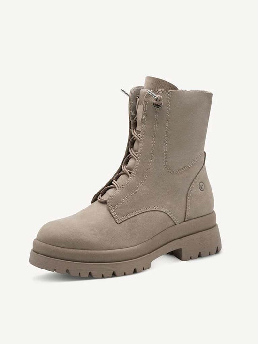 Tamaris Chunky Boots - Taupe up by