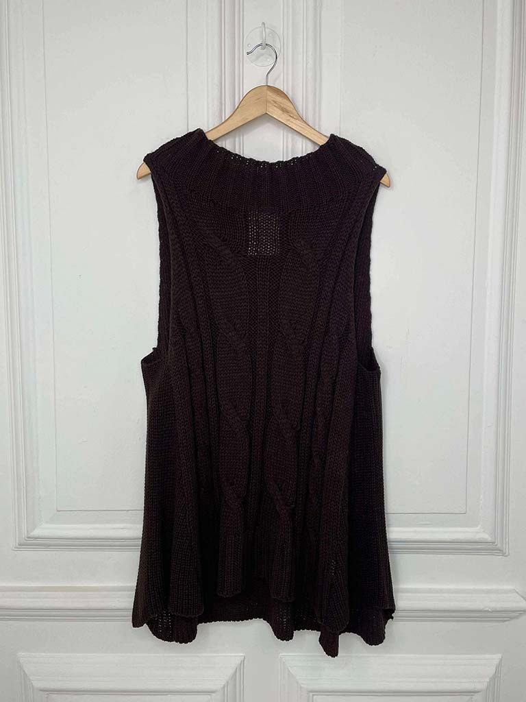 Cable Tank Knit - Black