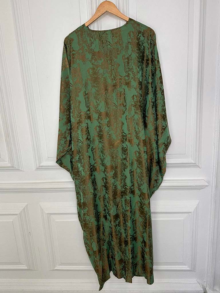 Jungle Print Kite Dress - Jade