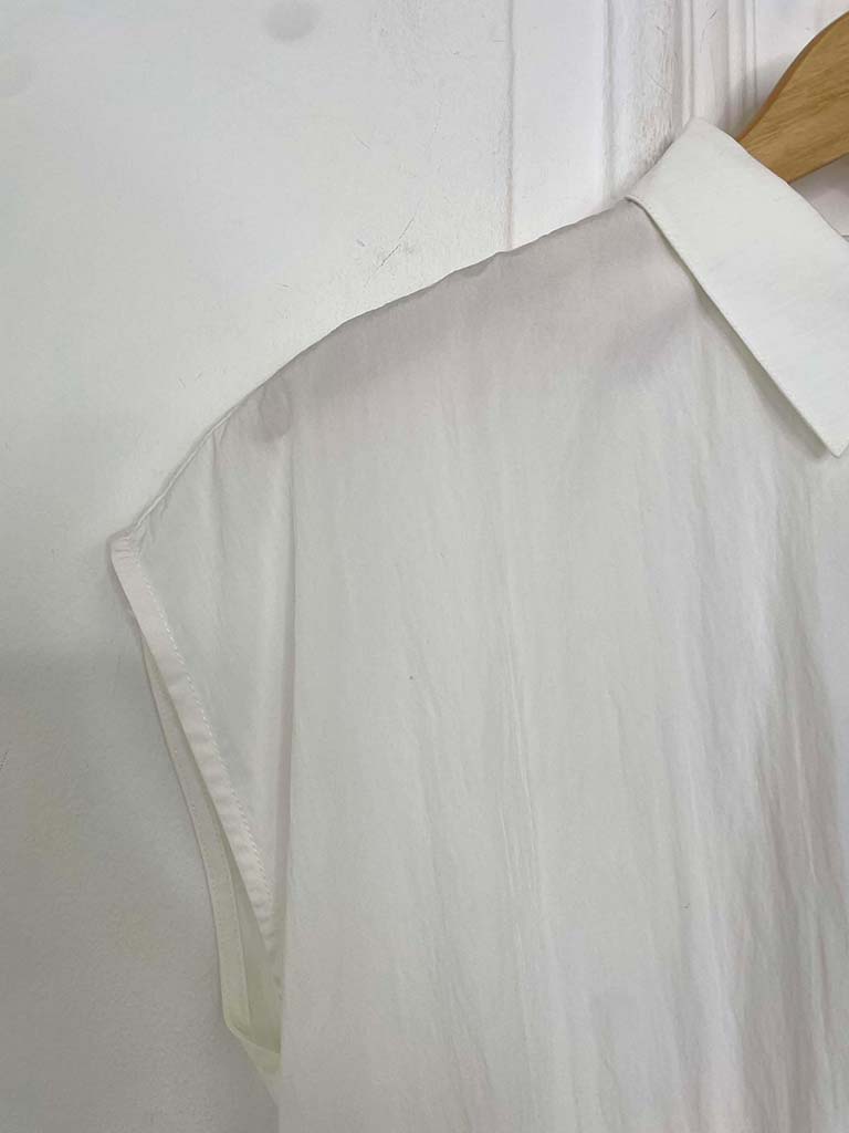 Cap Sleeve Shirt - Soft White