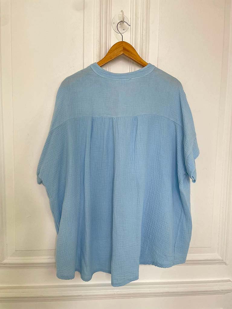 Cloud Cotton Artist Top - Sky