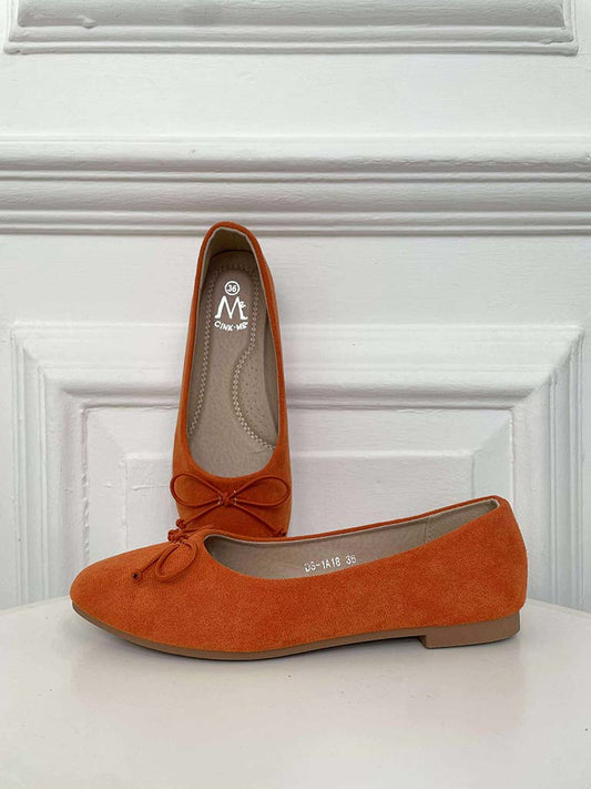 Ballet Flats - Tangerine