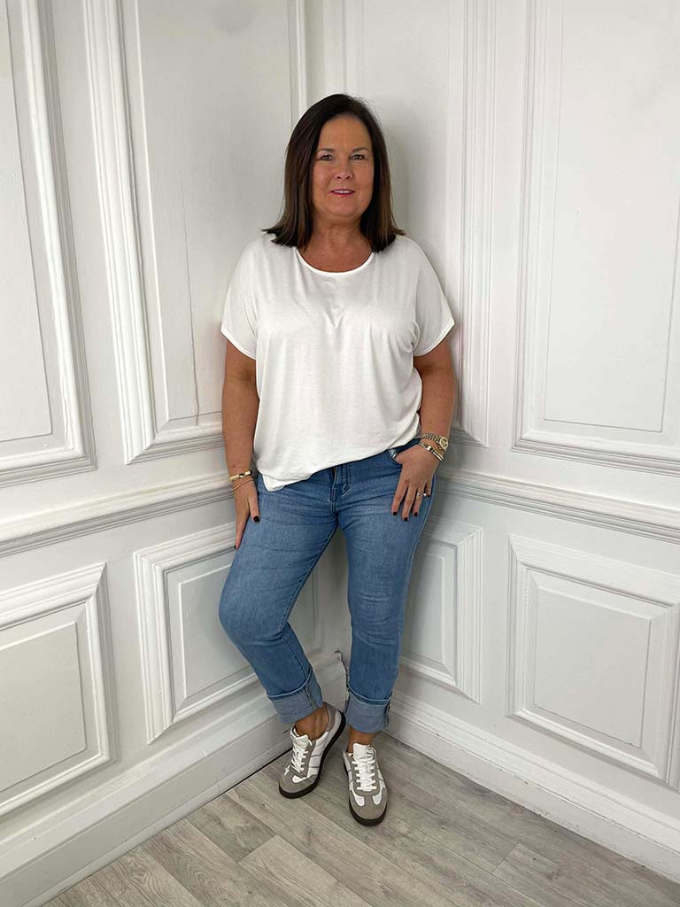 G-Smack Slim Leg Jeans - Pale Blue