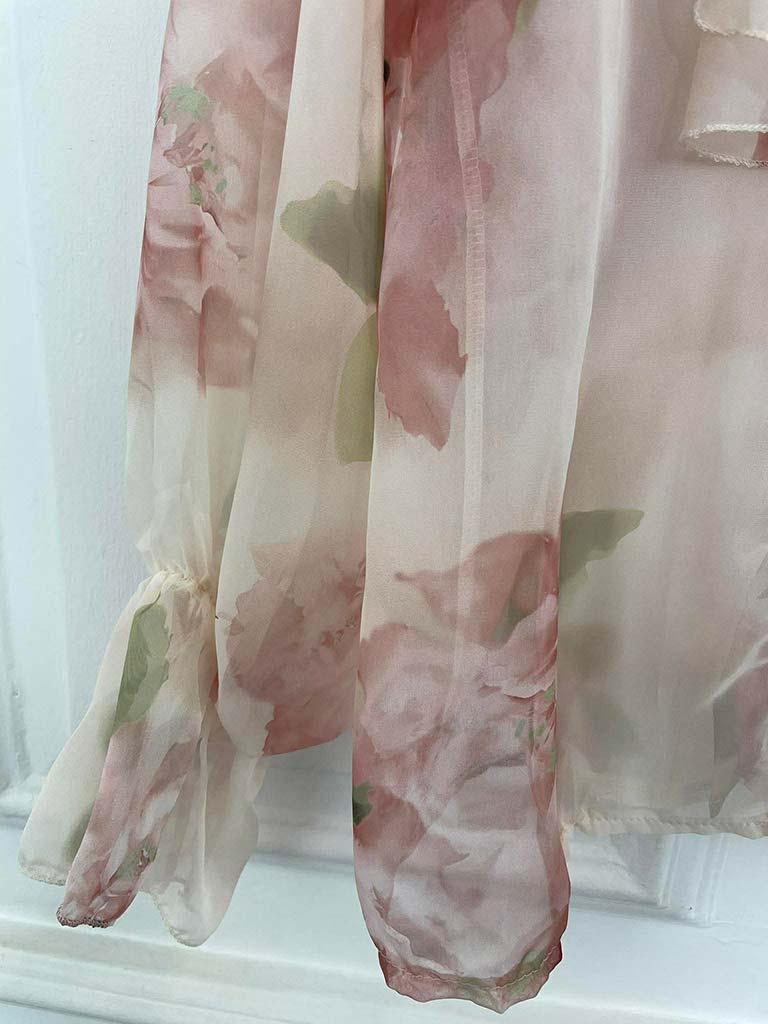 Floral Ruffle Blouse