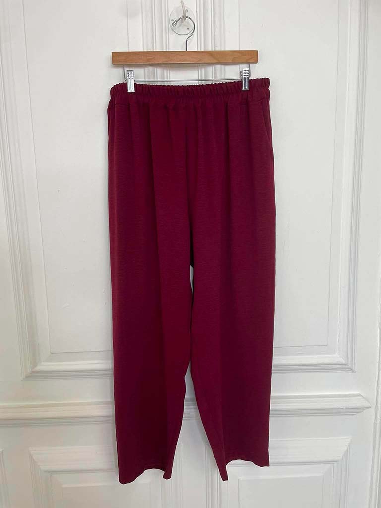 Asymmetric Flower Co-ord - Plum