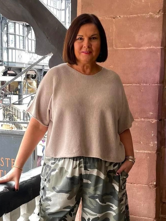 Boxy Knit - Stone