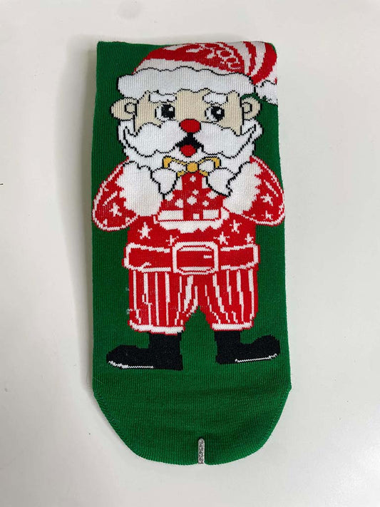 Christmas Santa Socks - Green