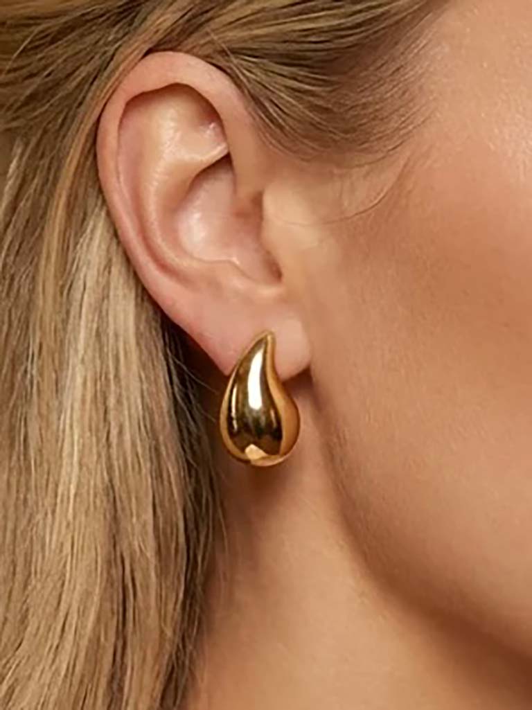 Envy Small Teardrop Earrings - Gold