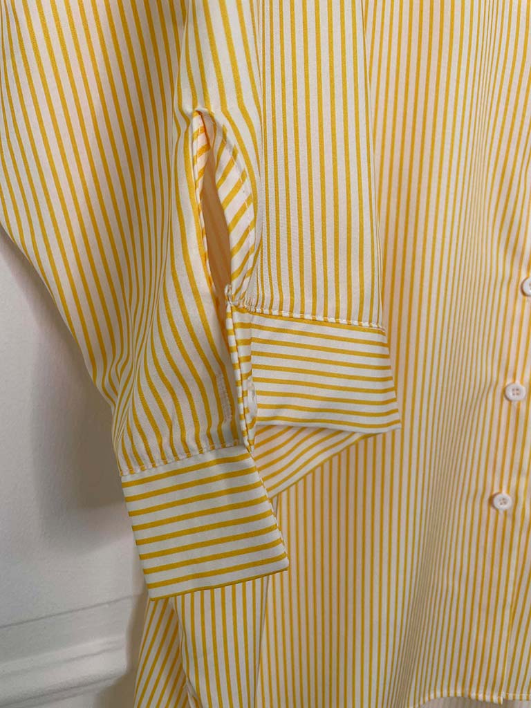 Striped Boyfriend Shirt - Sunflower