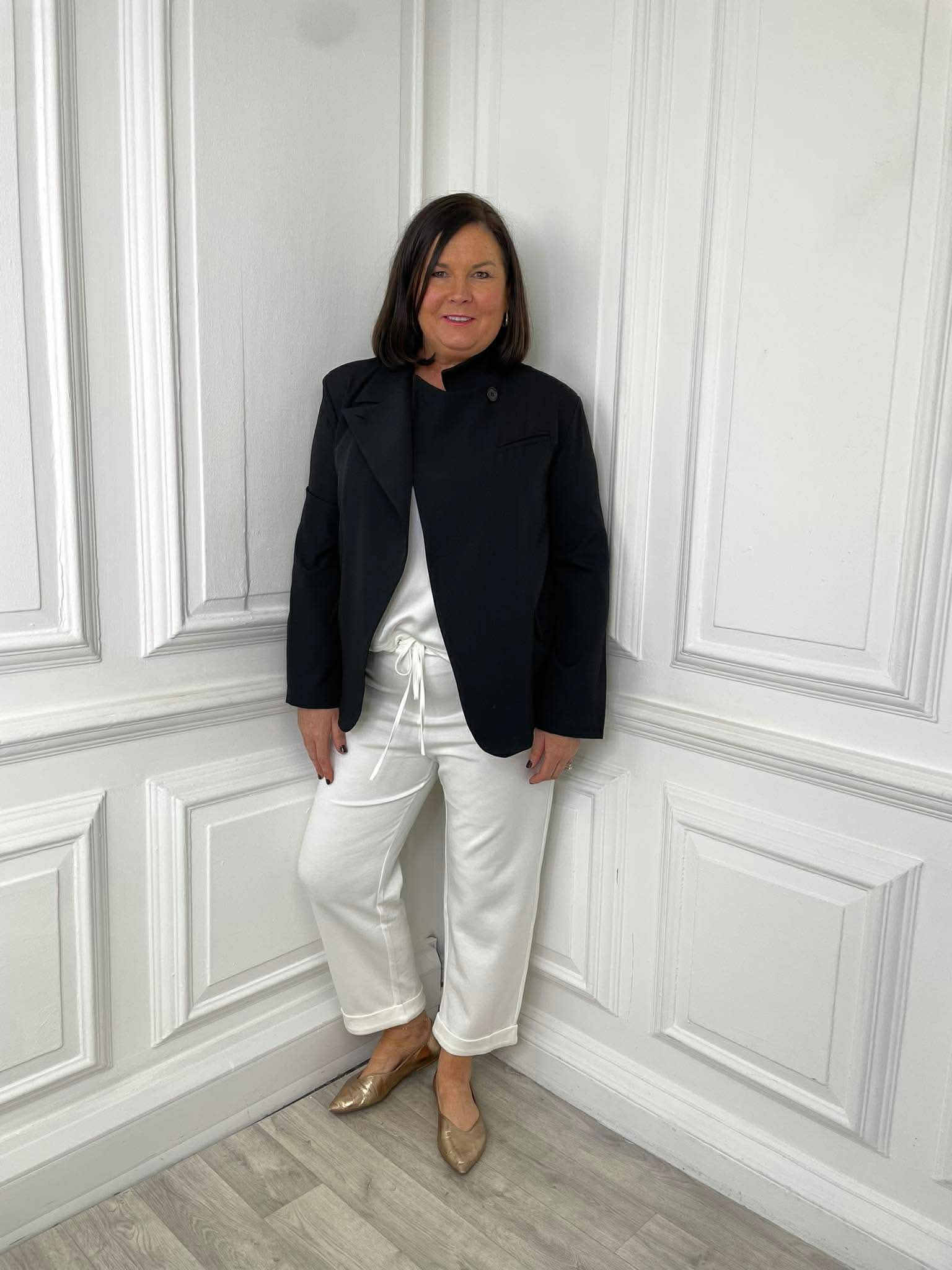 Asymmetric Blazer - Black