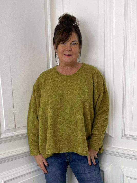 Eb&Ive Folie Relaxed Knit - Chartreuse