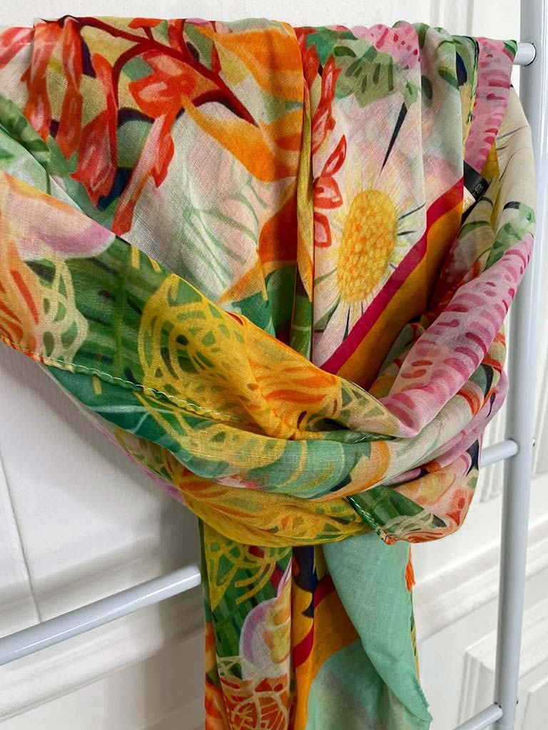 Malissa J Bag, Neckerchief & Scarf Set - Botanic