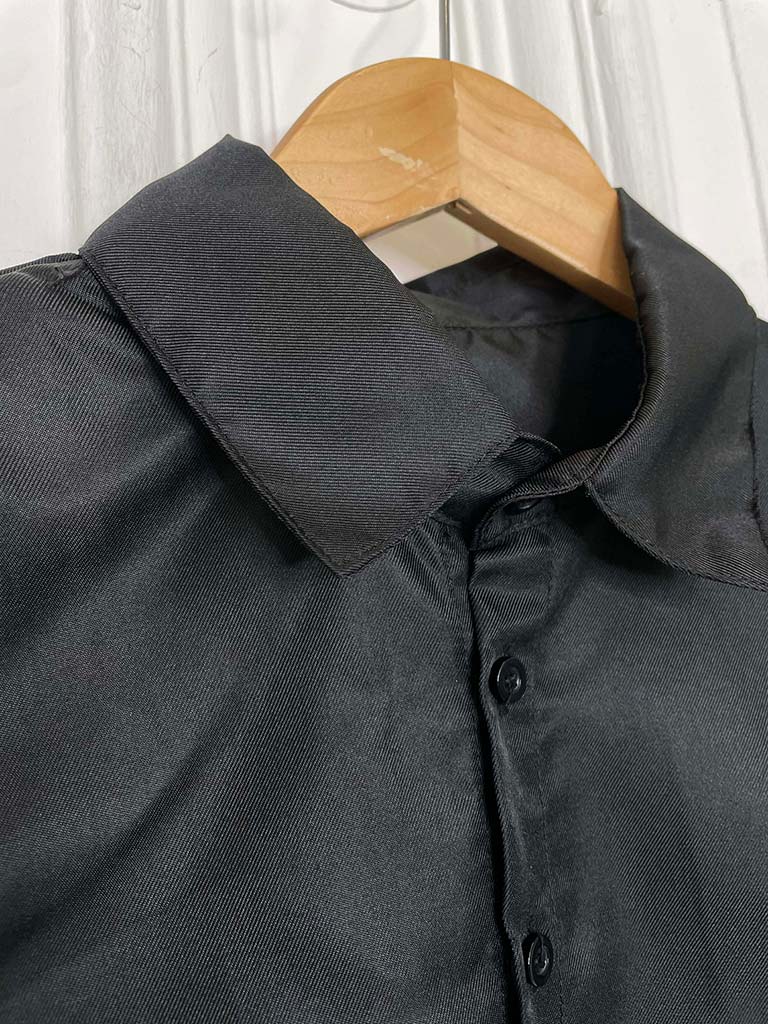 False Shirt Collar - Black