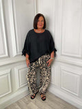 Leopard Print Cocoon Joggers
