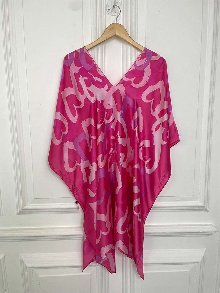 Malissa J Heart Kaftan - Pink