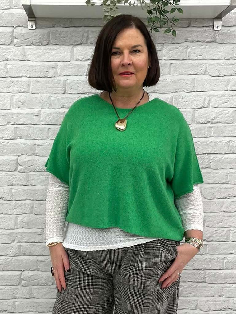 Boxy Knit - Apple