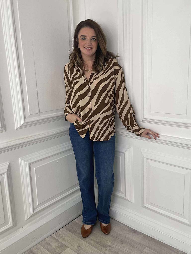 Zebra Print Shirt